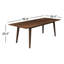 Table de salle à manger en bois massif 29,5 po Brimmer Eucalyptus