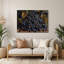 Art mural en métal «Fruit Mulberry» noir et gris-1761549699
