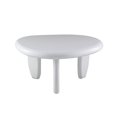 Wylie White High Gloss End Table