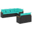 Ensemble de canapé de patio avec coussins 7 pièces Latitude Run®-1999270570-1999270568