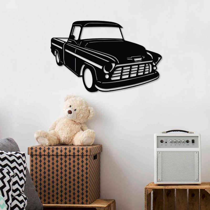 Stylish Black Decorative Metal Wall Accessory, 23.6 x 15.4 inches | 100% Metal Construction, Thickness: 0.06 inches | Lightweight at 2.3 lbs, Perfect for Home Decor, Modern Aesthetic, and Unique Wall Art