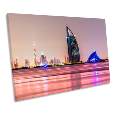 Dubai Skyline - Wrapped Canvas Art Prints