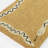Snake Border White Animal Doormat