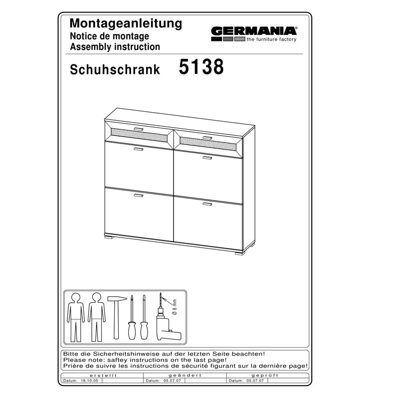 Shoe Storage Cabinet