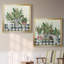 Christmas Gingham I - ensemble de 2 reproductions d'art sur toile tendue-2001614663-2001614665-2001614662