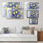 Tulipes sur bleu II - reproduction sur toile-305043053-305043054