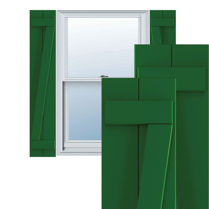 Volets en PVC True Fit, 10.75", Vert Guignet, 66"
