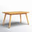 Tempo Rectangular Teak Outdoor Coffee Table , 39'' in. W 23'' in. D