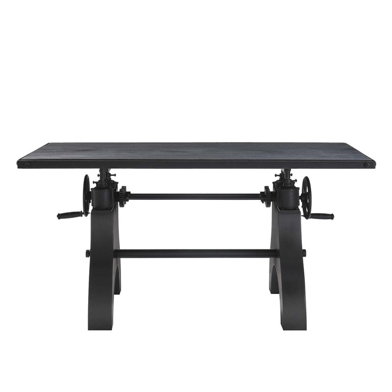 Modway Genuine Rectangular 30'' L x 60'' W, Black
