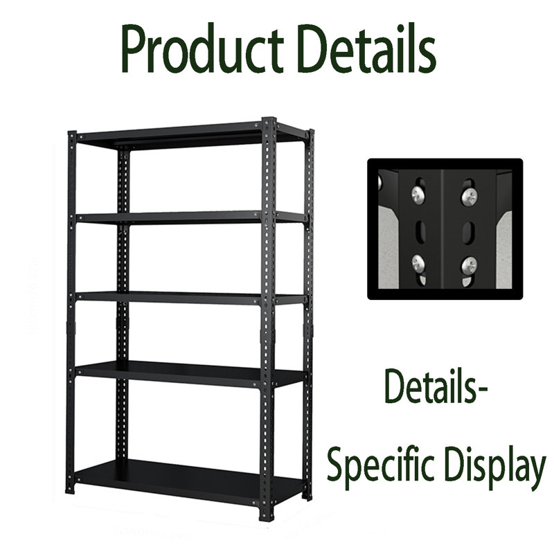 Support de rangement intérieur, Noir, 70.87" H x 47" x 19.69" D