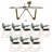 8 - Person Pedestal Dining Set-98550683