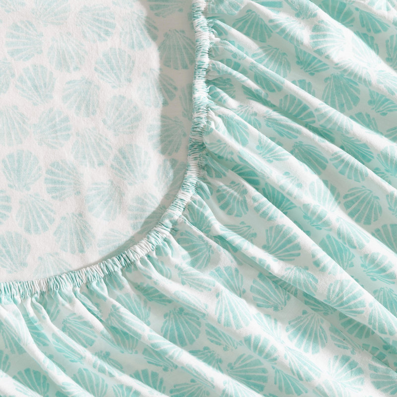 Ensemble de draps en percale de coton Percale Novelty Laura Ashley, Ensemble de draps pour lit simple avec une taie d'