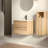 Caryll Wall Mounted Single Bathroom Vanity with Ceramic Sink, Modern Storage Cabinet with DTC Soft-Close Hinges, for Bathroom, Apartment & Hotel Style-936144525-907008364-931875227
