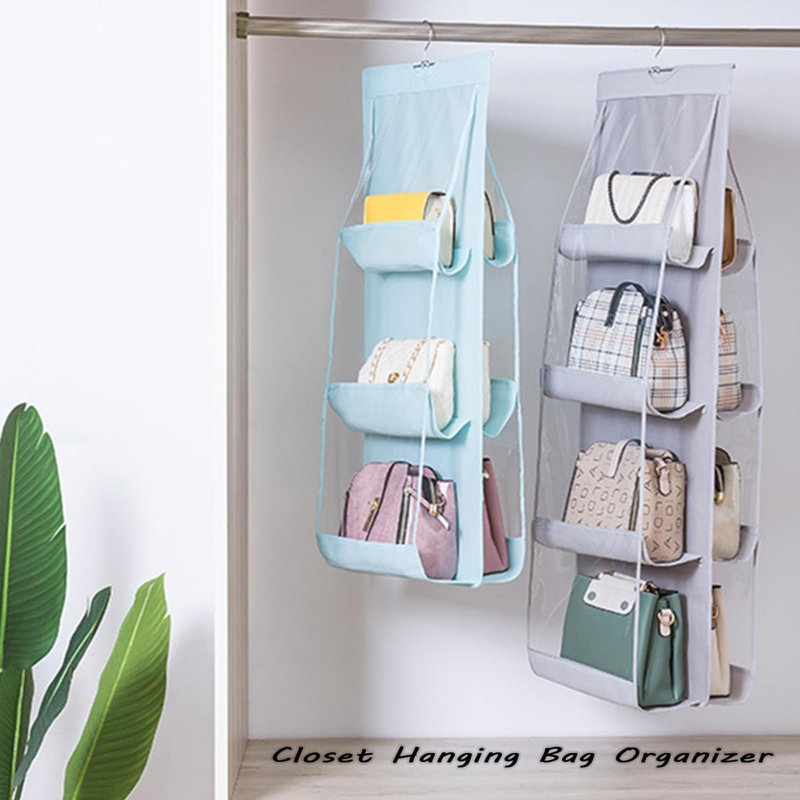 Wall Organizer with Wall Baskets, Light Grey