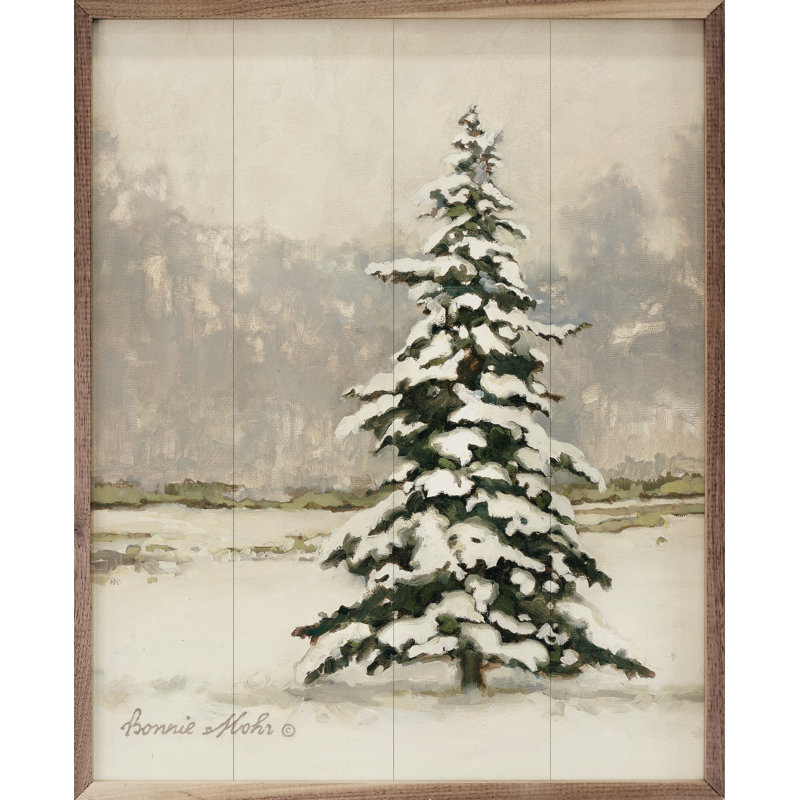 Simple arbre d'hiver par Bonnie Mohr, H 40 po x l 32 po