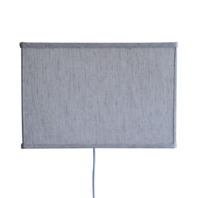 11'' H x 10'' W Linen Rectangle Wall Sconce Shade