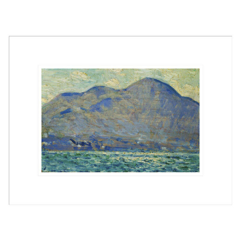 «Mt. Beacon at Newburgh» par Childe Hassam - impression giclée encadrée, H 12,98 po x l 16,75 po