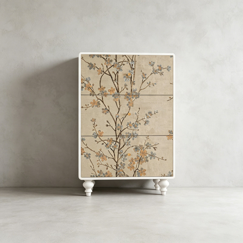 Rangement pour vestibule en bois massif Vintage, White