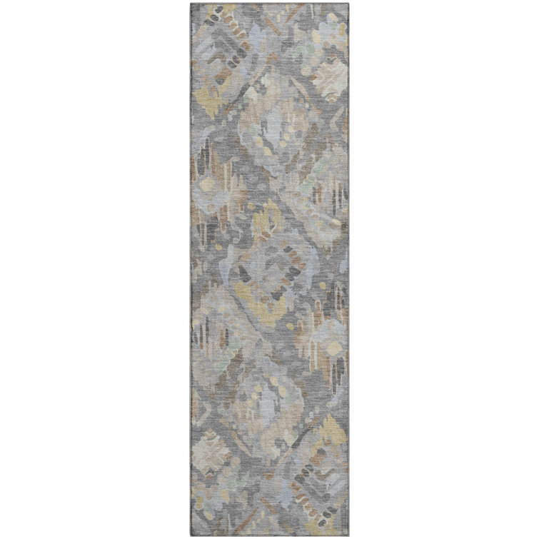 Premium Machine Washable Elize AMF1326 Diamonds Rug