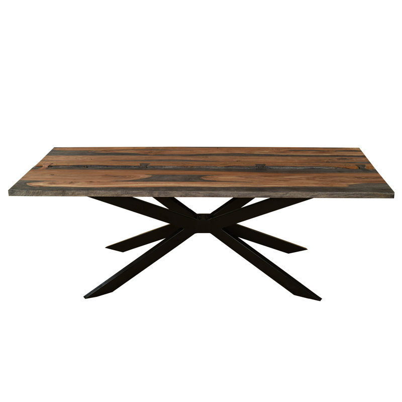 Solid Wood Dining Table, H76 x L220 x W100cm