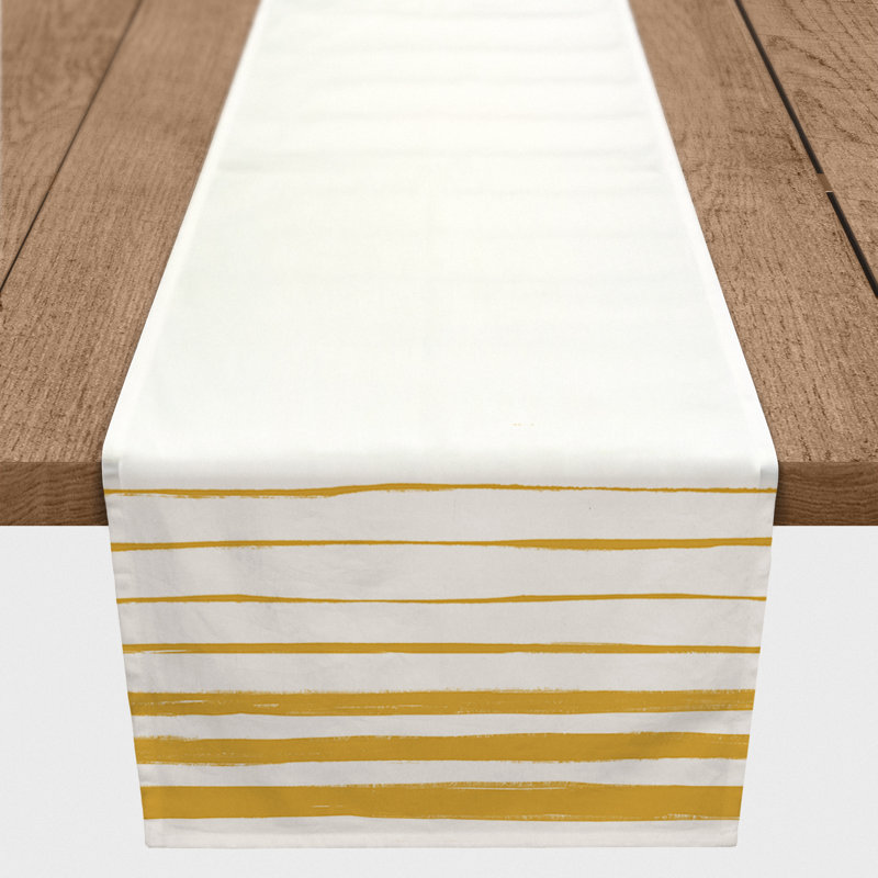 Chemin de table Dylon, 90 po x 16 po, Jaune