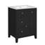 Meuble-lavabo 24 po avec lavabo en céramique de qualité supérieure-330825843