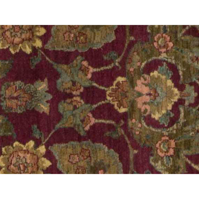 Magnolia One-of-a-Kind Runner 3'1" X 10' Before 1900 Runner Wool Area Rug in Green/Red/Yellow