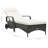 Arla 198cm Long Reclining Single Chaise with Cushions