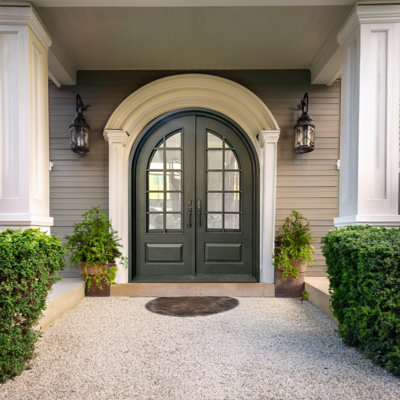 Montclair Arch Iron Door