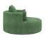 Fauteuil d'appoint pivotant avec 3 coussins amovibles-115839032