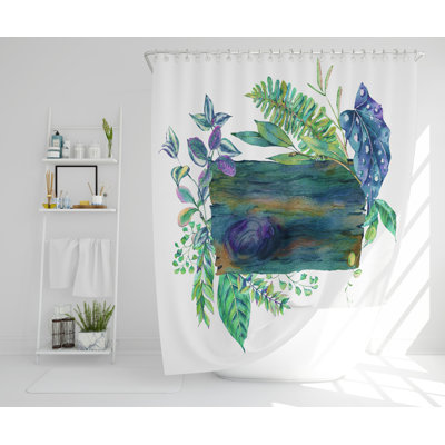 Wilna Polyester Shower Curtain Set