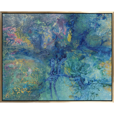 «Conciousness», peinture sur toile à cadre flottant