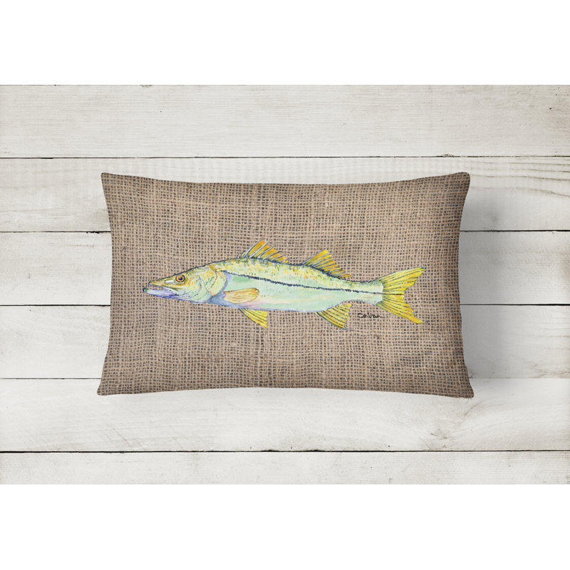 Snook Outdoor Throw Pillow