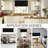 1 Panel Valance Curtains for Living Room, Kitchen Valance for Windows, Basement Window Curtains, 42 X 12 Inch-139480762-139480756