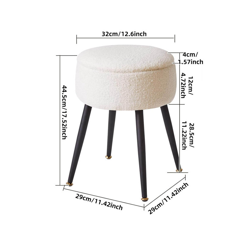 Metal Accent Stool