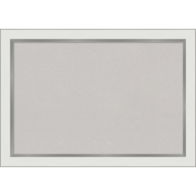 Petit, Blanc / argent, 19 po x 27 po