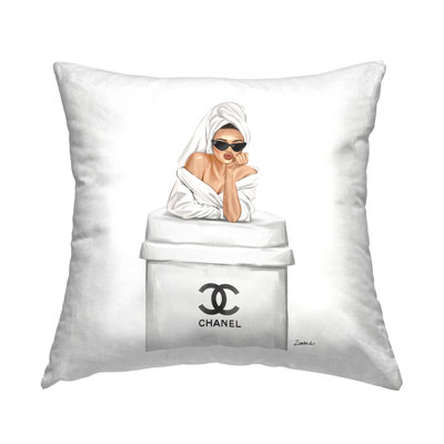 Coussin Stupell Industries Glam Girl