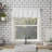 Babbit Floral Semi-Sheer Rod Pocket Kitchen Curtain Valance