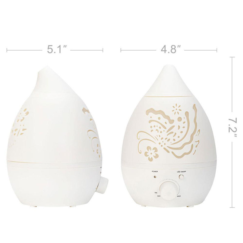 Humidificateur ultrasonique console à brouillard froide 0,4 gal.