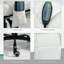 Chaise de bureau à 7 points de massage vibrant à haut dossier