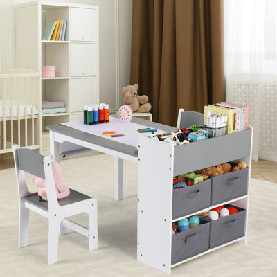 Jatasha Kids 3 Piece Arts And Crafts Table and Chair Set