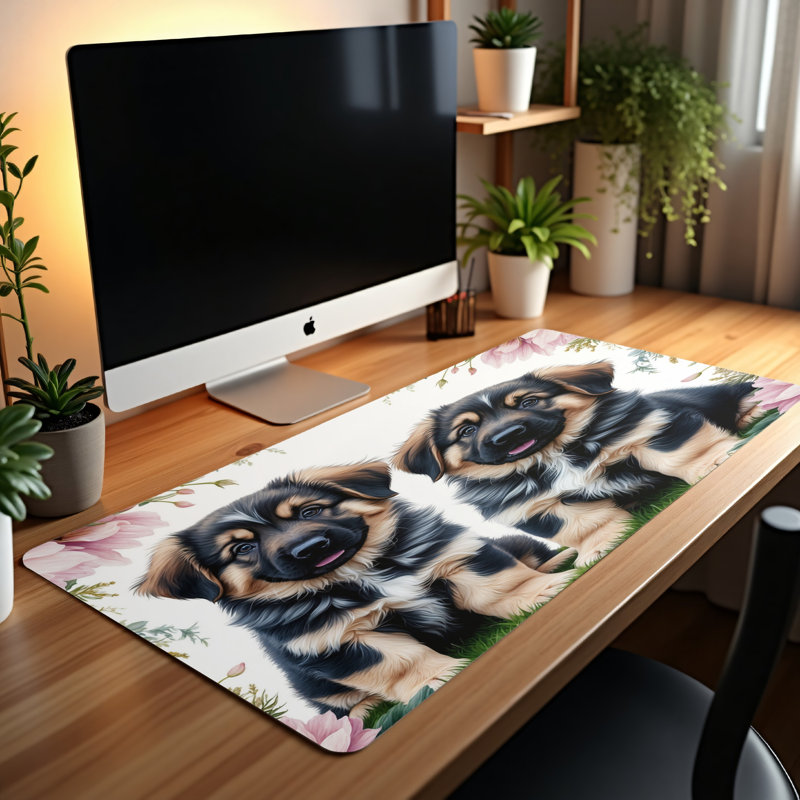 Polyester Desk Pad, 14.4x12.1
