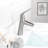Single-Hole Single-handle Bathroom Faucet with Drain Assembly-54835371