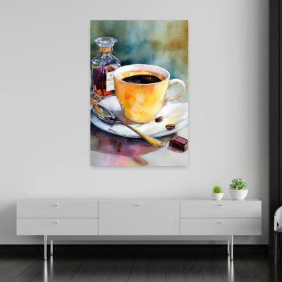 Elegant Coffee Indulgence Elegant Contemporary Wall Art