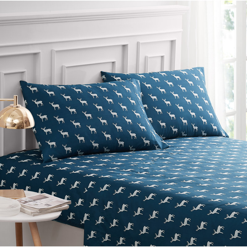 Feofan Microfiber Animal Print, Blue