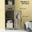 Armoire de rangement étroite, étroite et étroite avec tiroir
