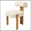 Chaise d'appoint rembourrée avec structure en métal-133488490