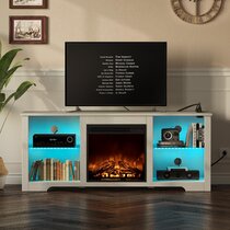 allen + roth Transitional Light Chestnut Tv Cabinet (Accommodates TVs up to  60-in) in the TV Stands department at