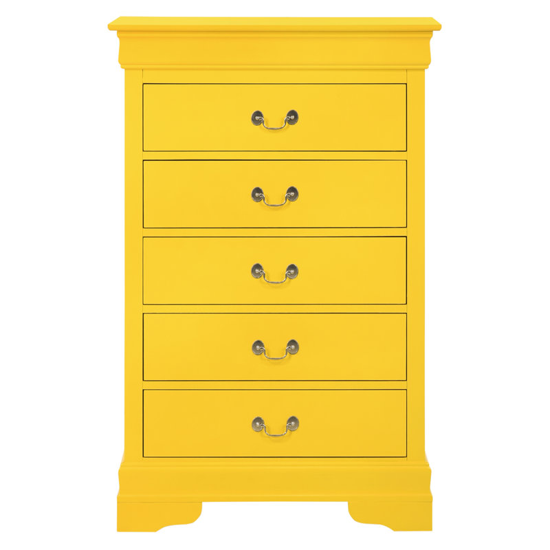 Commode Louisphillipe G02150-CH, Jaune