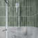 Complete Shower System with Push Buttons Valve and Decorative Trim